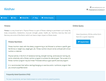 Tablet Screenshot of keshavkumar.com